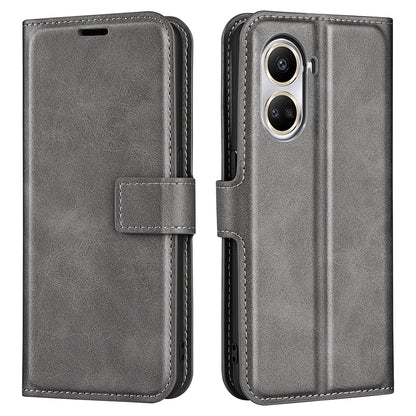 For Huawei nova 10 SE 4G PU Leather Calf Texture Phone Case Full Protection Stand Wallet Scratch-resistant Magnetic Clasp Phone Cover