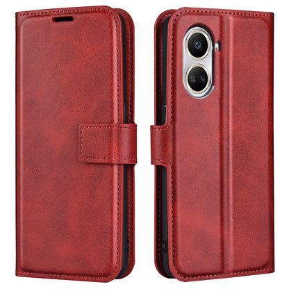 For Huawei nova 10 SE 4G PU Leather Calf Texture Phone Case Full Protection Stand Wallet Scratch-resistant Magnetic Clasp Phone Cover