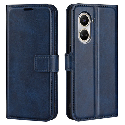 For Huawei nova 10 SE 4G PU Leather Calf Texture Phone Case Full Protection Stand Wallet Scratch-resistant Magnetic Clasp Phone Cover