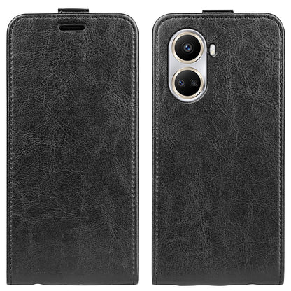 For Huawei nova 10 SE 4G Vertical Flip Crazy Horse Texture PU Leather Phone Case Card Holder Magnetic Clasp Full Protection Cell Phone Cover