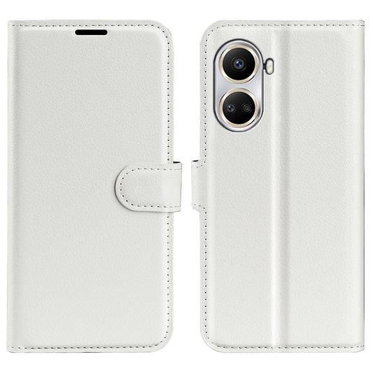 For Huawei nova 10 SE 4G Phone Case with Stand Wallet Litchi Texture PU Leather Folio Flip Magnetic Clasp Anti-scratch Smartphone Cover