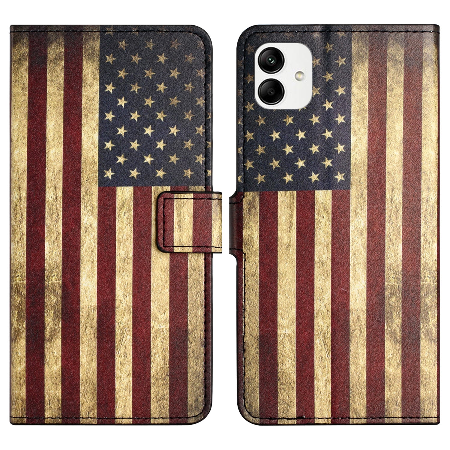 For Samsung Galaxy A04e 4G Pattern Printing Wallet Phone Case PU Leather Magnetic Closure Stand Flip Cover