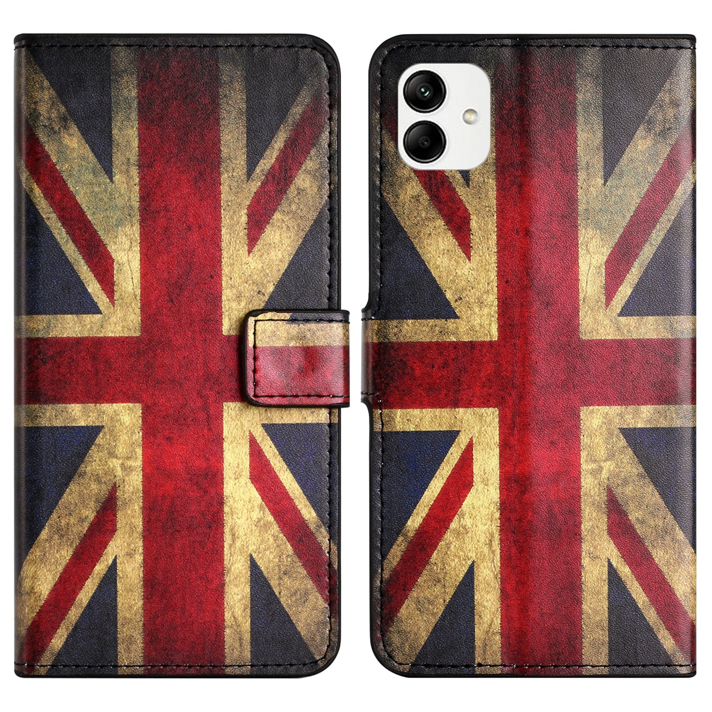 For Samsung Galaxy A04e 4G Pattern Printing Wallet Phone Case PU Leather Magnetic Closure Stand Flip Cover