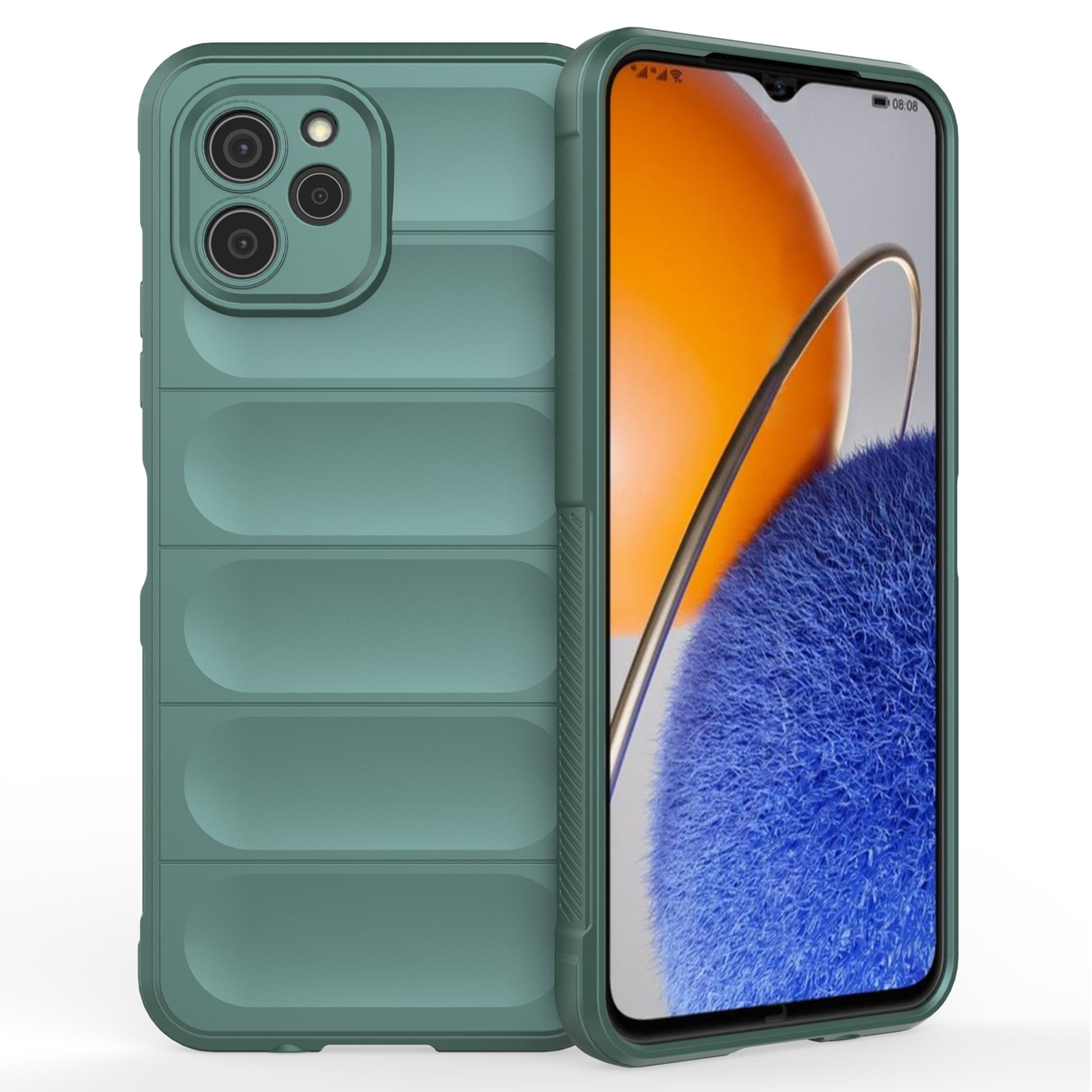 For Huawei nova Y61 4G Drop-proof Back Cover Flexible TPU Anti-scratch Protective Case