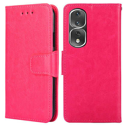 For Honor 80 Pro 5G PU Leather Wallet Protective Phone Case Stand Magnetic Closure Shockproof Flip Cover