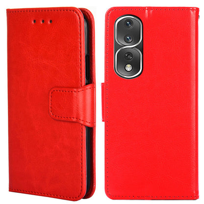 For Honor 80 Pro 5G PU Leather Wallet Protective Phone Case Stand Magnetic Closure Shockproof Flip Cover