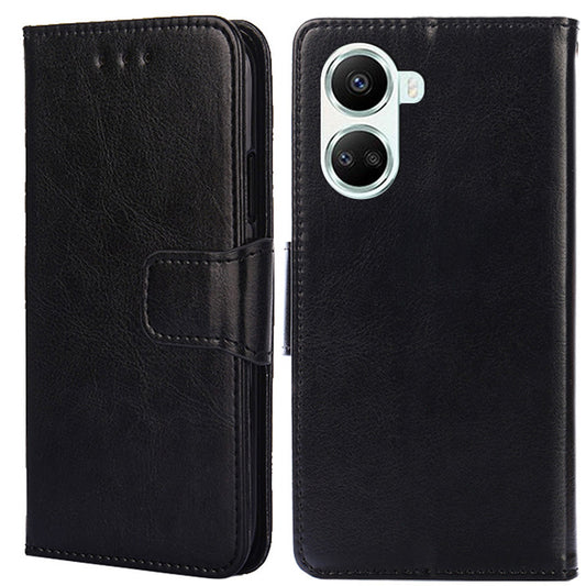 For Huawei nova 10 SE 4G Flip Book Stand PU Leather Cover Wallet Style Magnetic Protective Phone Case