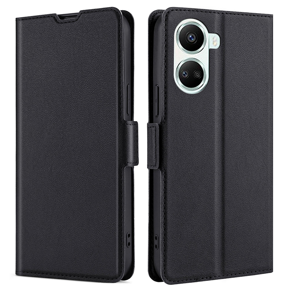 For Huawei nova 10 SE 4G PU Leather Dual Magnetic Clasp Flip Phone Case Stand Card Holder Protective Cover