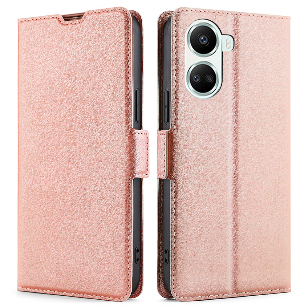 For Huawei nova 10 SE 4G PU Leather Dual Magnetic Clasp Flip Phone Case Stand Card Holder Protective Cover