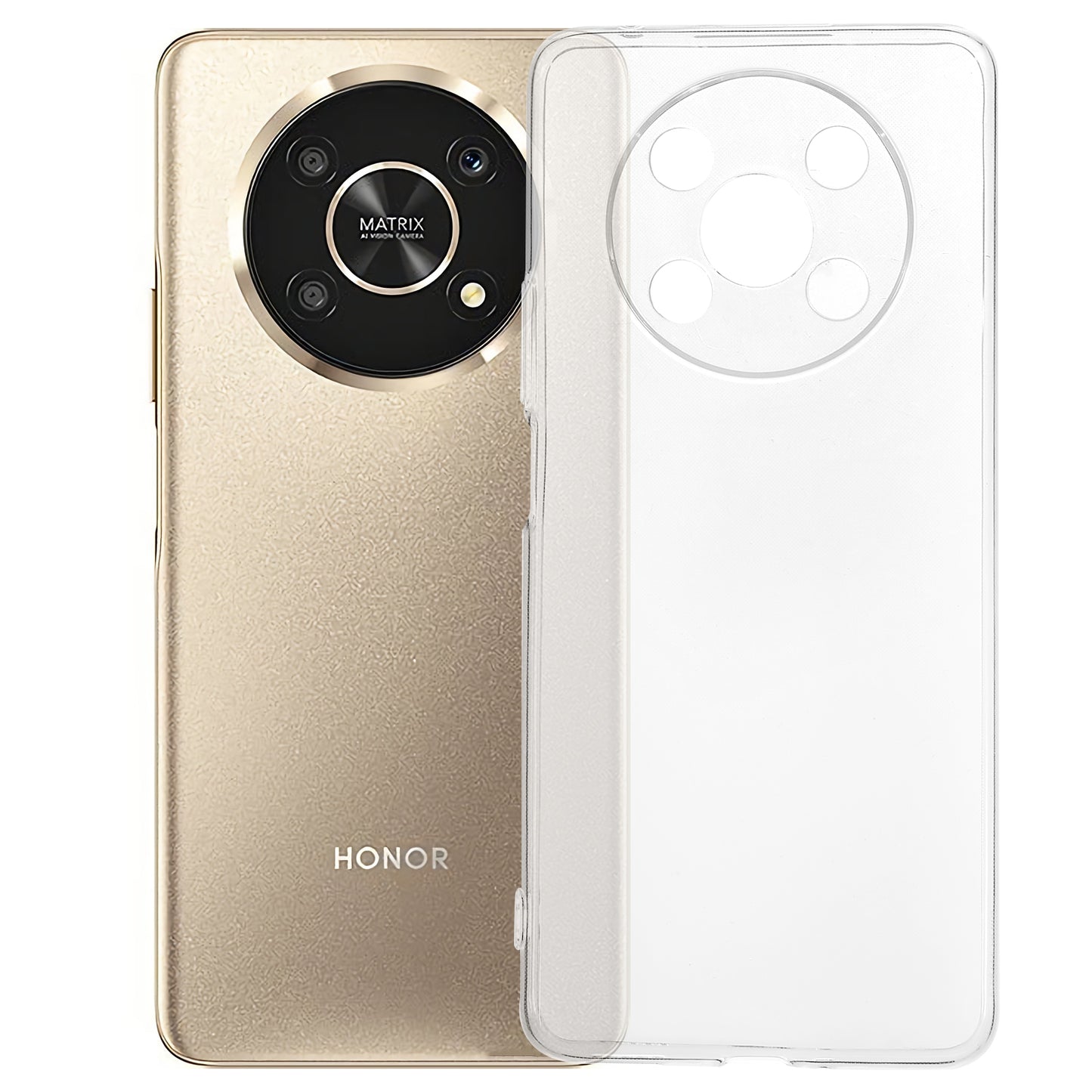 For Honor X30 5G Lightweight Soft TPU Smartphone Case Drop-proof Slim Transparent Mobile Phone Cover