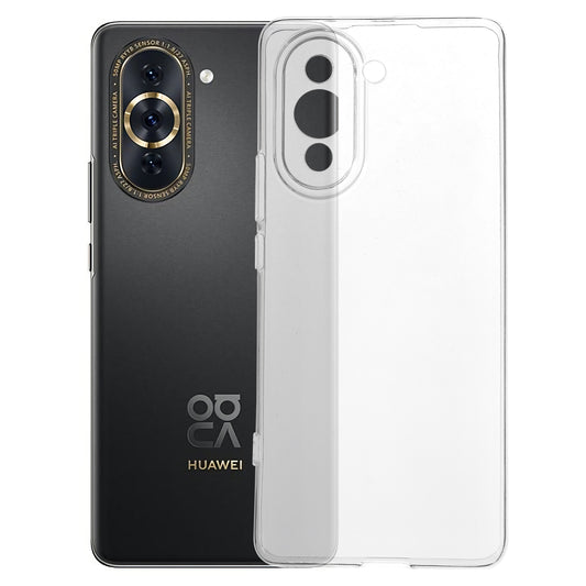 For Huawei nova 10 Pro 4G Soft Slim TPU Anti-Scratch Smartphone Case Transparent Clear Anti-fall Mobile Phone Cover