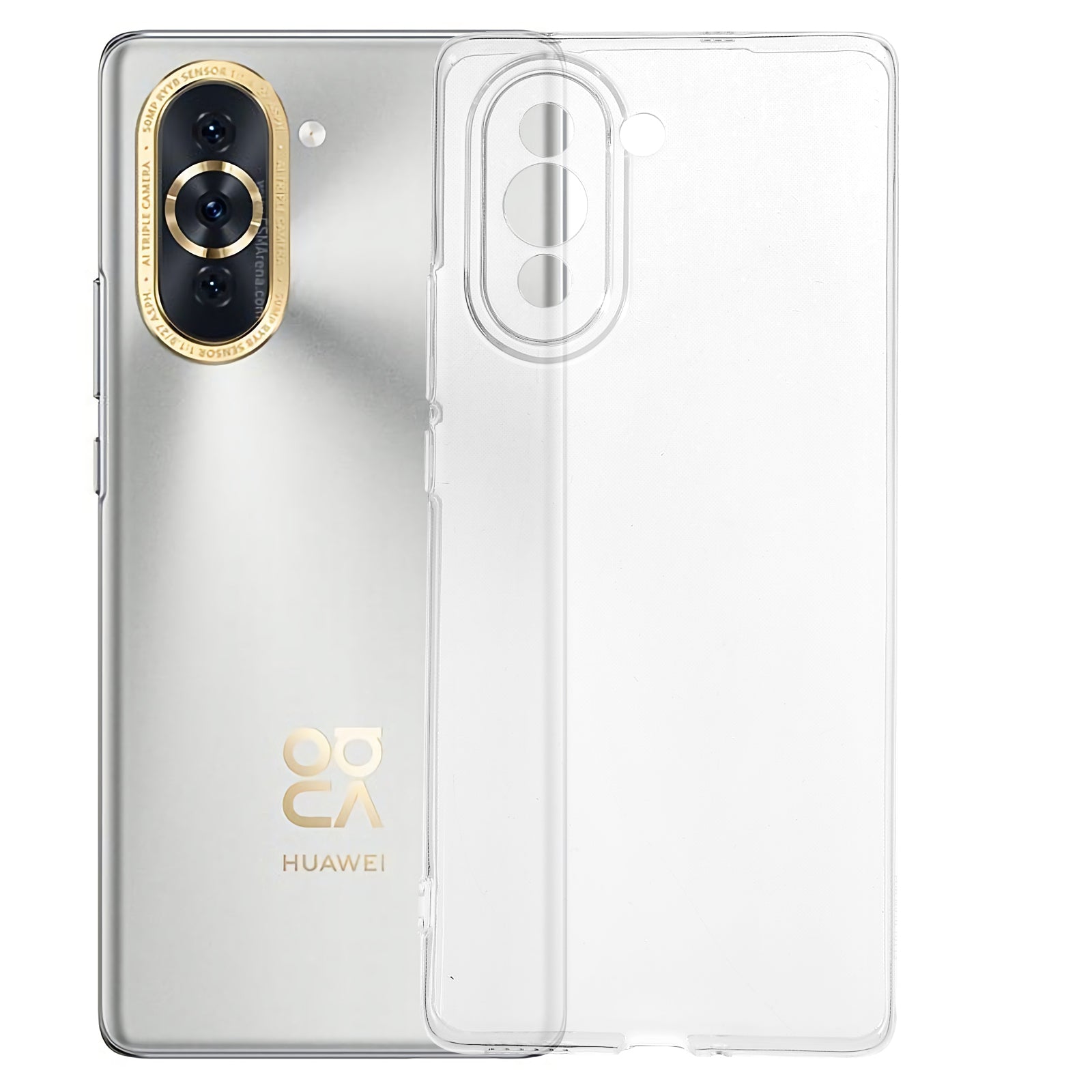 For Huawei nova 10 4G Soft TPU Drop-proof Phone Case Transparent Clear Slim Non-Yellowing Phone Back Cover