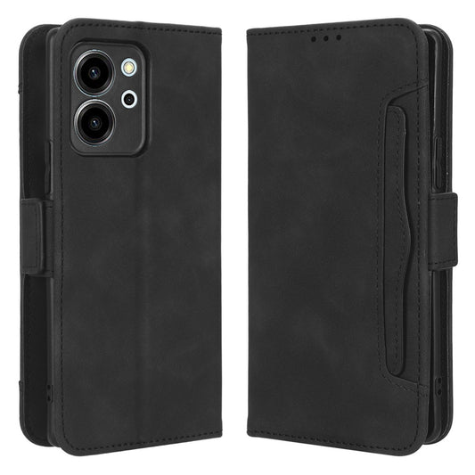 For Honor 80 SE 5G Shockproof PU Leather Phone Stand Case Multiple Card Slots Folio Flip Wallet Cover