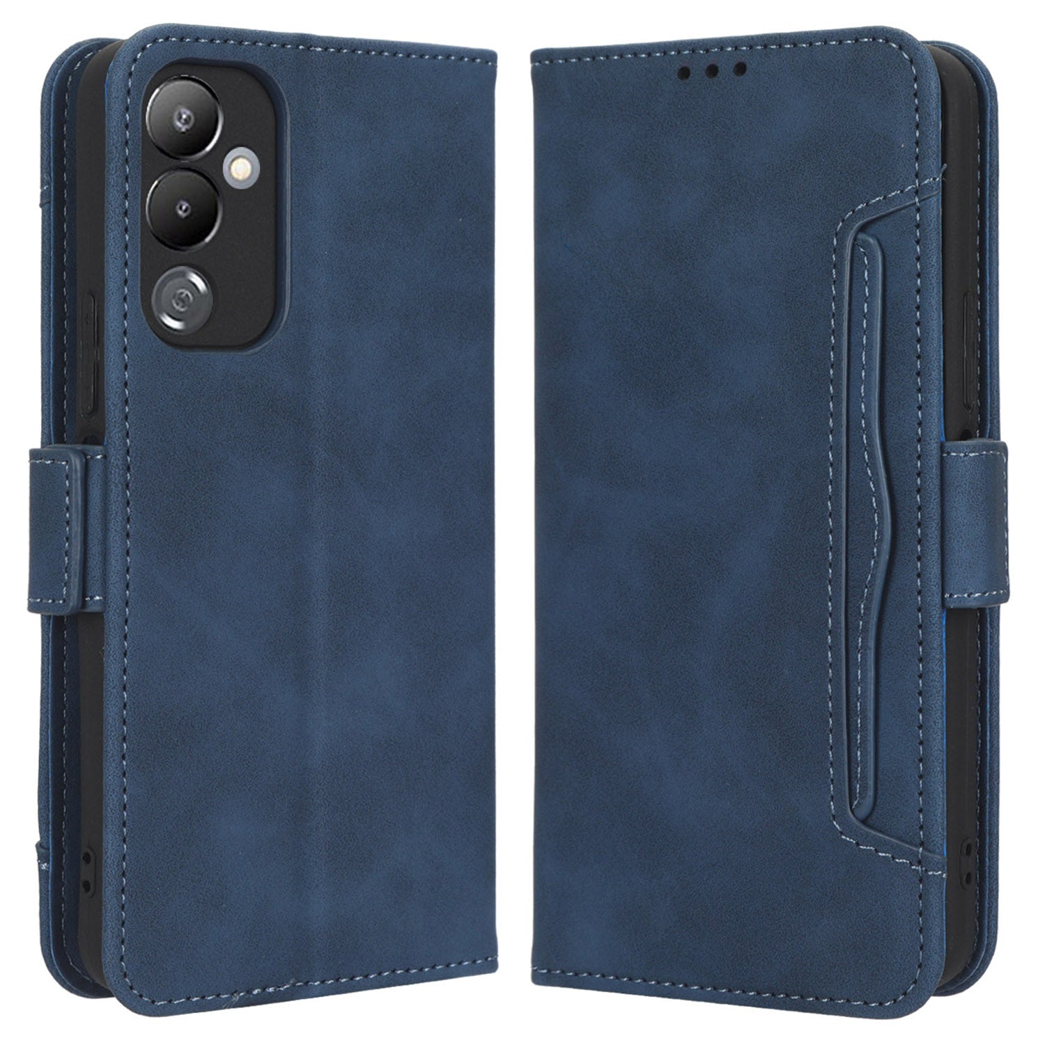 For Tecno Pova 4 4G LG7n PU Leather Wallet Shockproof Phone Case Stand Multiple Card Slots Magnet Closure Cover