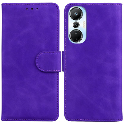 For Infinix Hot 20S 4G Solid Color PU Leather Full Protection Smartphone Case Magnetic Clasp Flip Wallet Stand Phone Cover