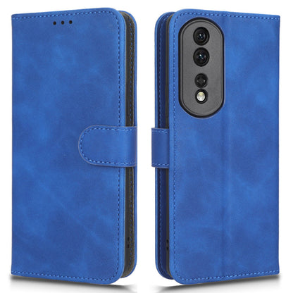 For Honor 80 Pro 5G Phone Protector Multifunction Wallet Stand Flip Skin-touch Feeling Phone Case PU Leather+TPU Cover