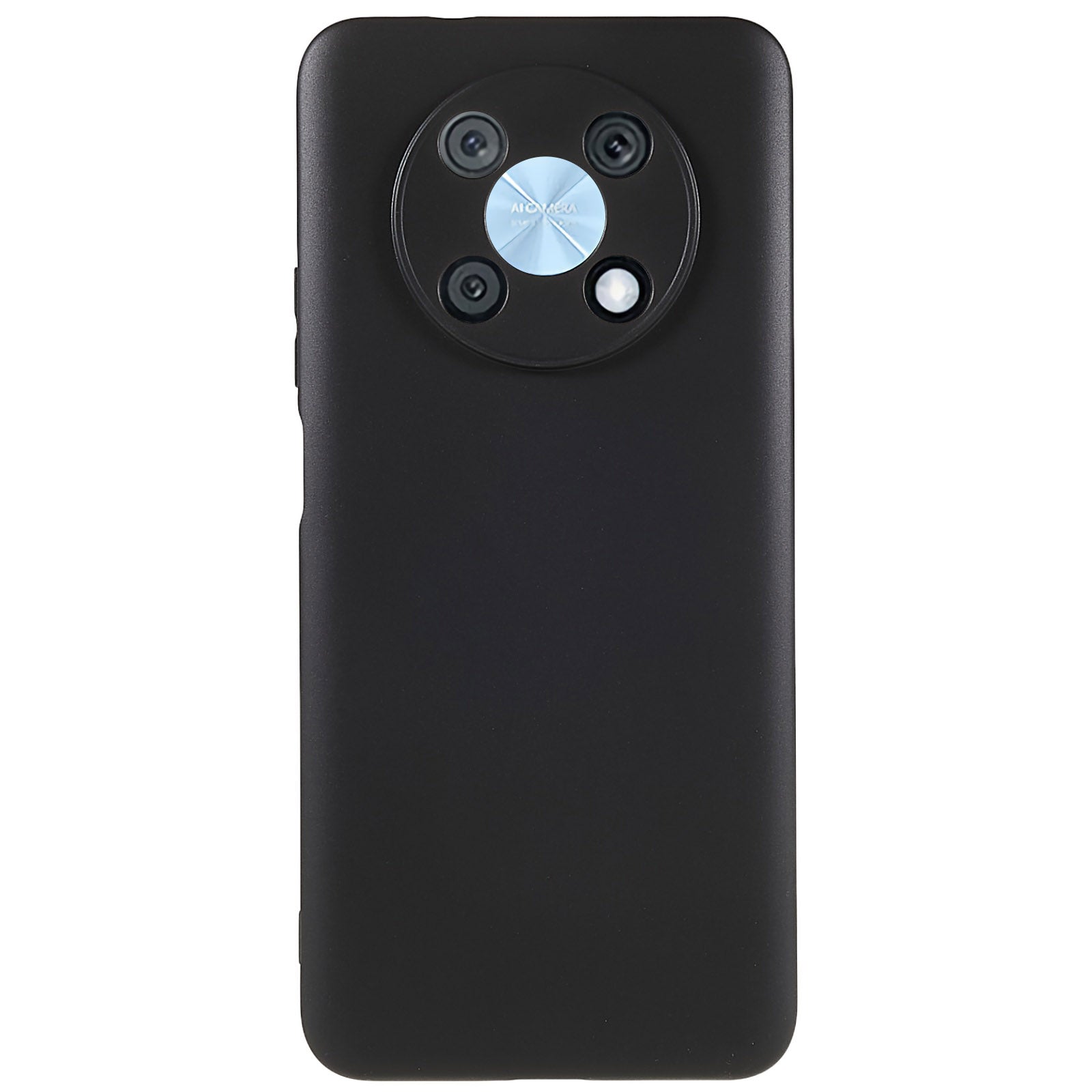 For Huawei nova Y90 4G Flexible TPU Case Black Matte Anti-scratch Protective Cell Phone Shell Protector