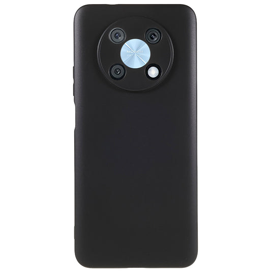 For Huawei nova Y90 4G Flexible TPU Case Black Matte Anti-scratch Protective Cell Phone Shell Protector