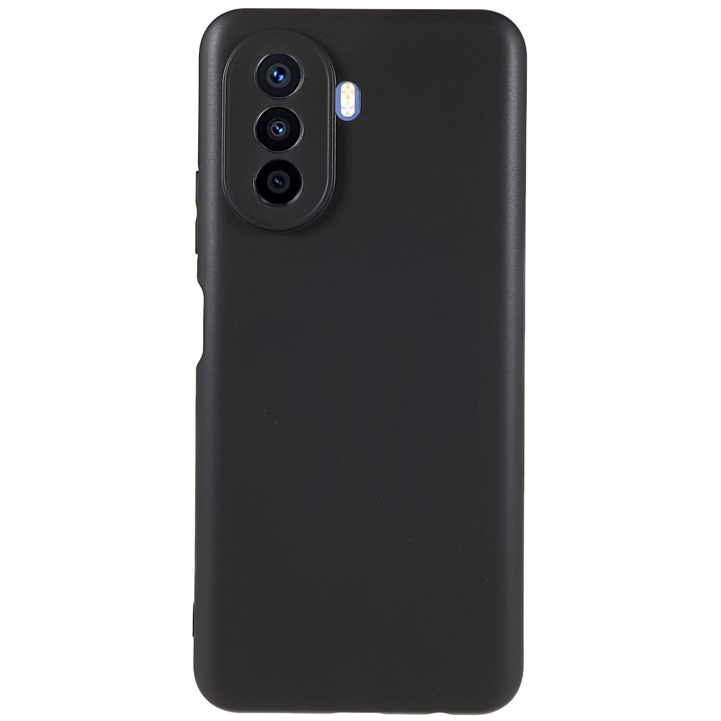 For Huawei nova Y70 4G / nova Y70 Pro Anti-fingerprint Matte Flexible Black Cell Phone Cover TPU Case Anti-scratch Drop Protection Shell