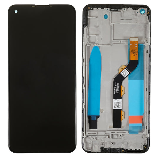 For Infinix S5 4G X652 Grade C LCD Screen and Digitizer Assembly + Frame Replacement Part (without Logo)