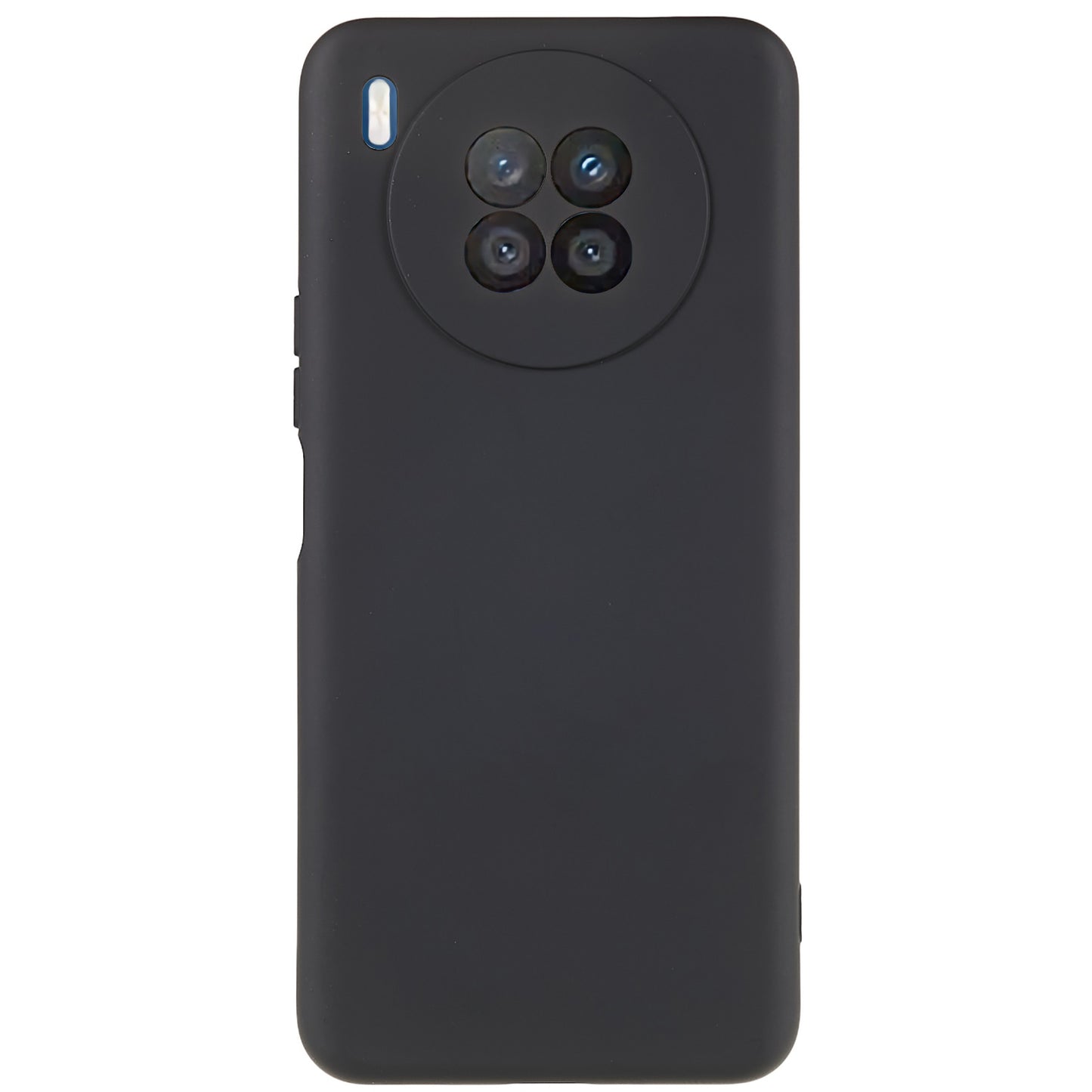 For Huawei nova 8i Liquid Silicone Texture Arc Edge Phone Case 2.0mm Thick Soft TPU Camera Protection Shockproof Cover