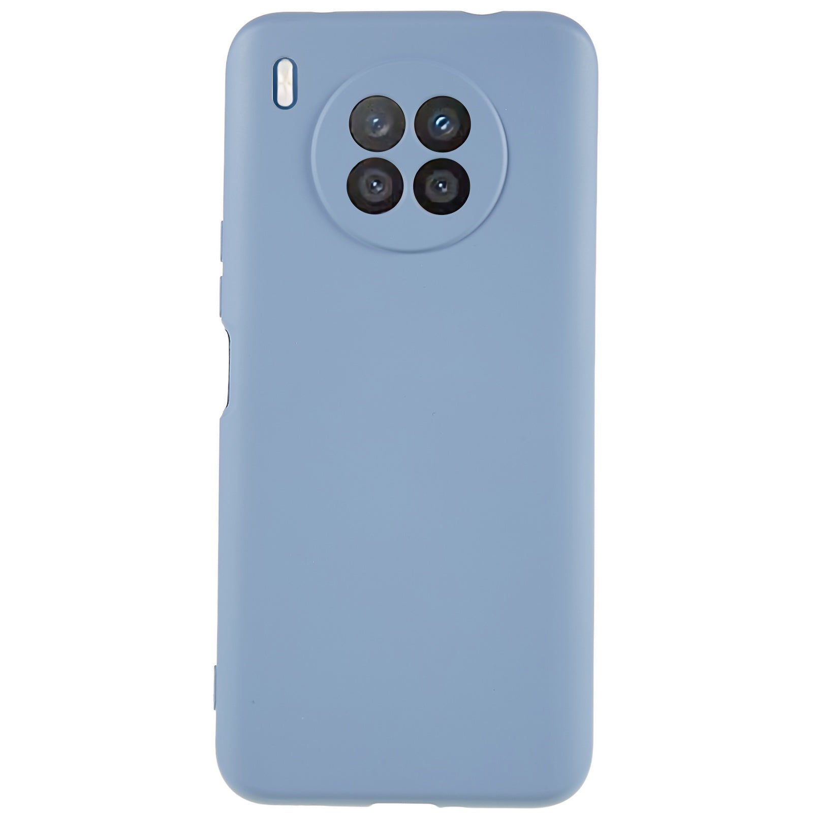 For Huawei nova 8i Liquid Silicone Texture Arc Edge Phone Case 2.0mm Thick Soft TPU Camera Protection Shockproof Cover