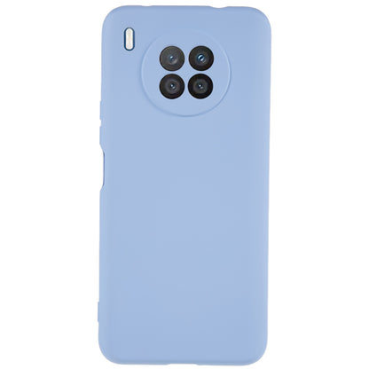 For Huawei nova 8i Liquid Silicone Texture Arc Edge Phone Case 2.0mm Thick Soft TPU Camera Protection Shockproof Cover