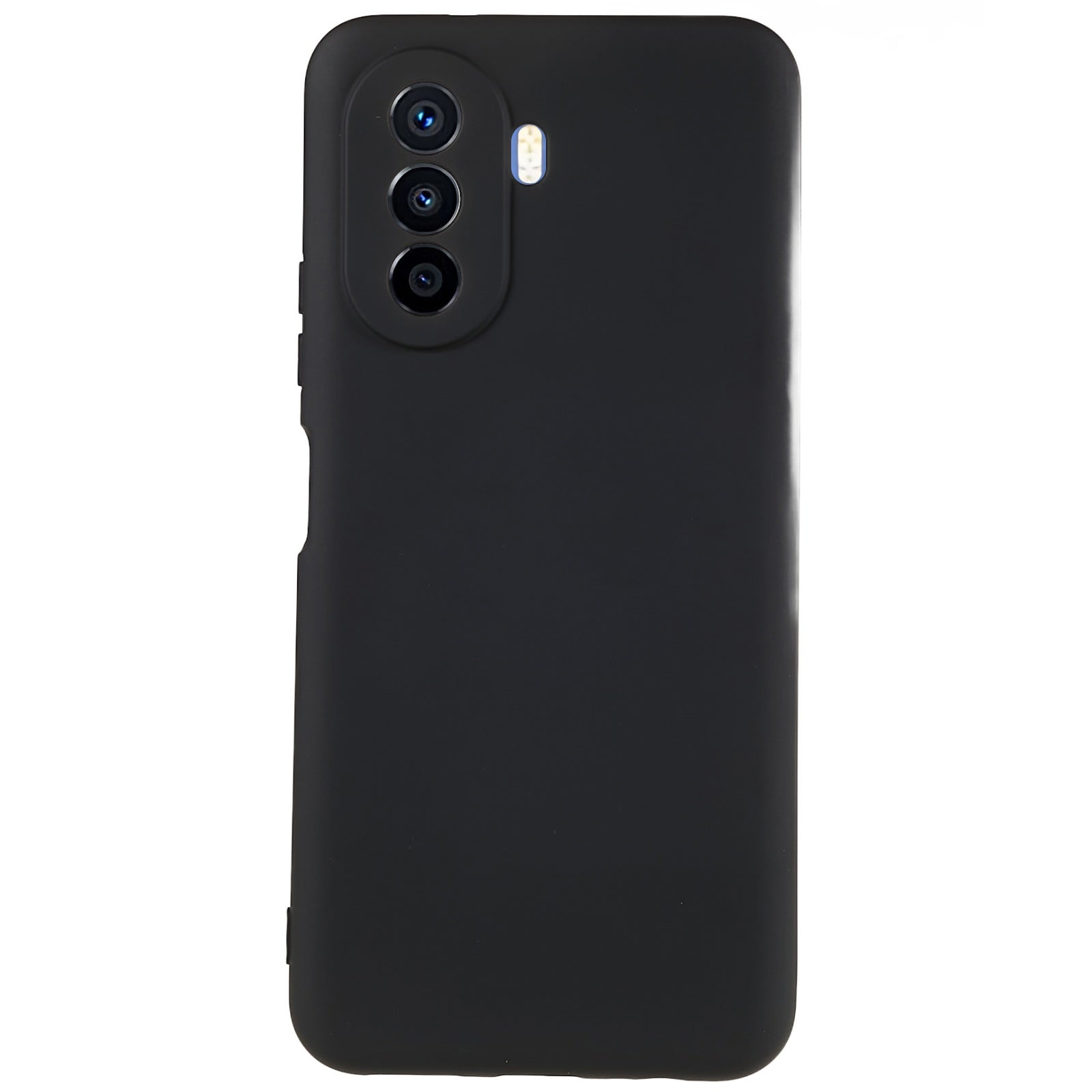 For Huawei nova Y70 4G Arc Edge Liquid Silicone Texture Case 2.0mm Thick Shockproof Soft TPU Phone Cover