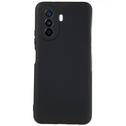 For Huawei nova Y70 4G Arc Edge Liquid Silicone Texture Case 2.0mm Thick Shockproof Soft TPU Phone Cover