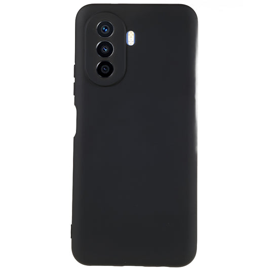 For Huawei nova Y70 4G Arc Edge Liquid Silicone Texture Case 2.0mm Thick Shockproof Soft TPU Phone Cover