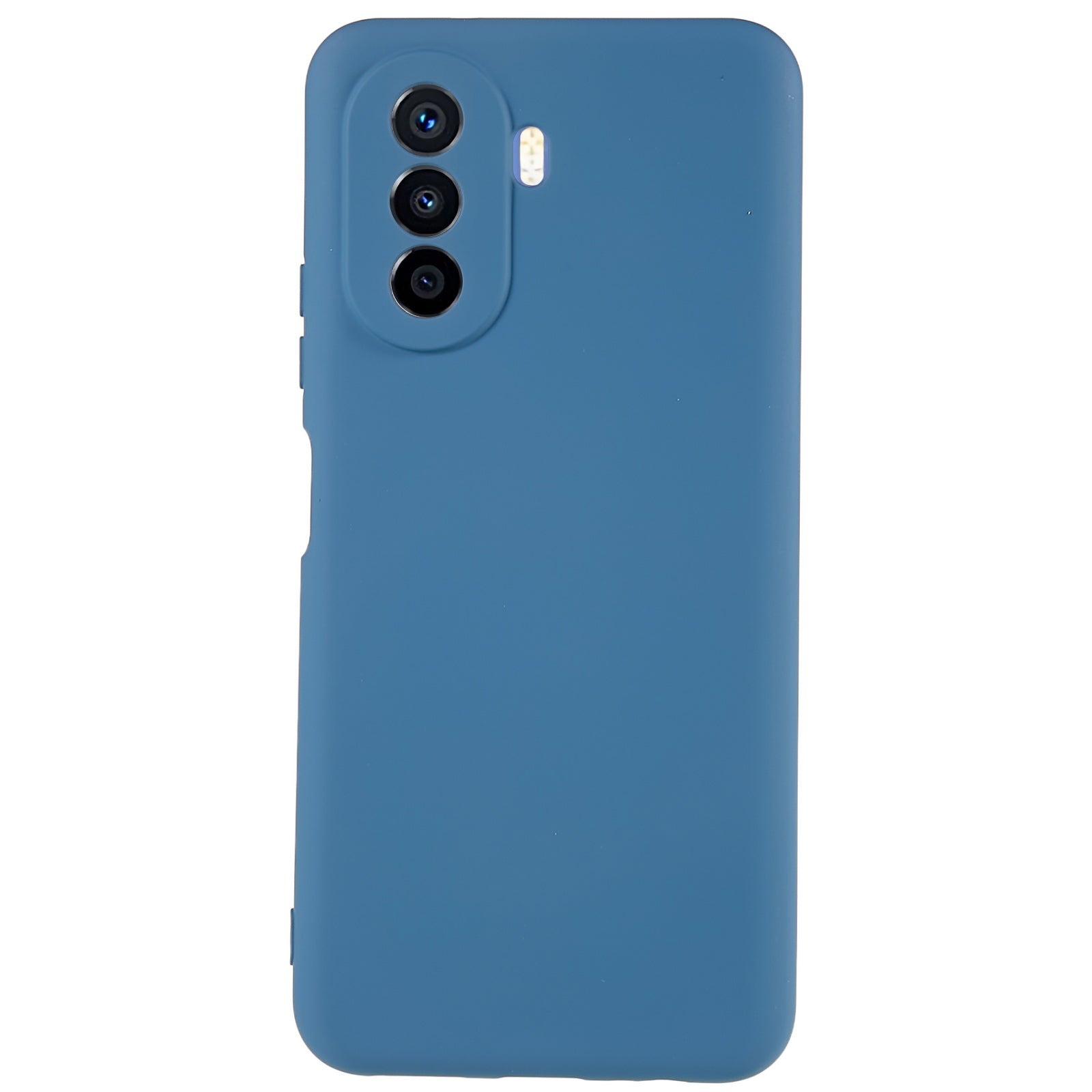 For Huawei nova Y70 4G Arc Edge Liquid Silicone Texture Case 2.0mm Thick Shockproof Soft TPU Phone Cover
