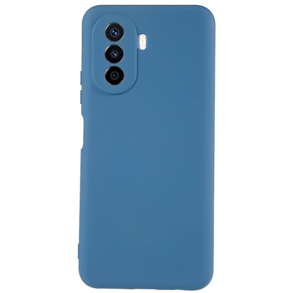 For Huawei nova Y70 4G Arc Edge Liquid Silicone Texture Case 2.0mm Thick Shockproof Soft TPU Phone Cover