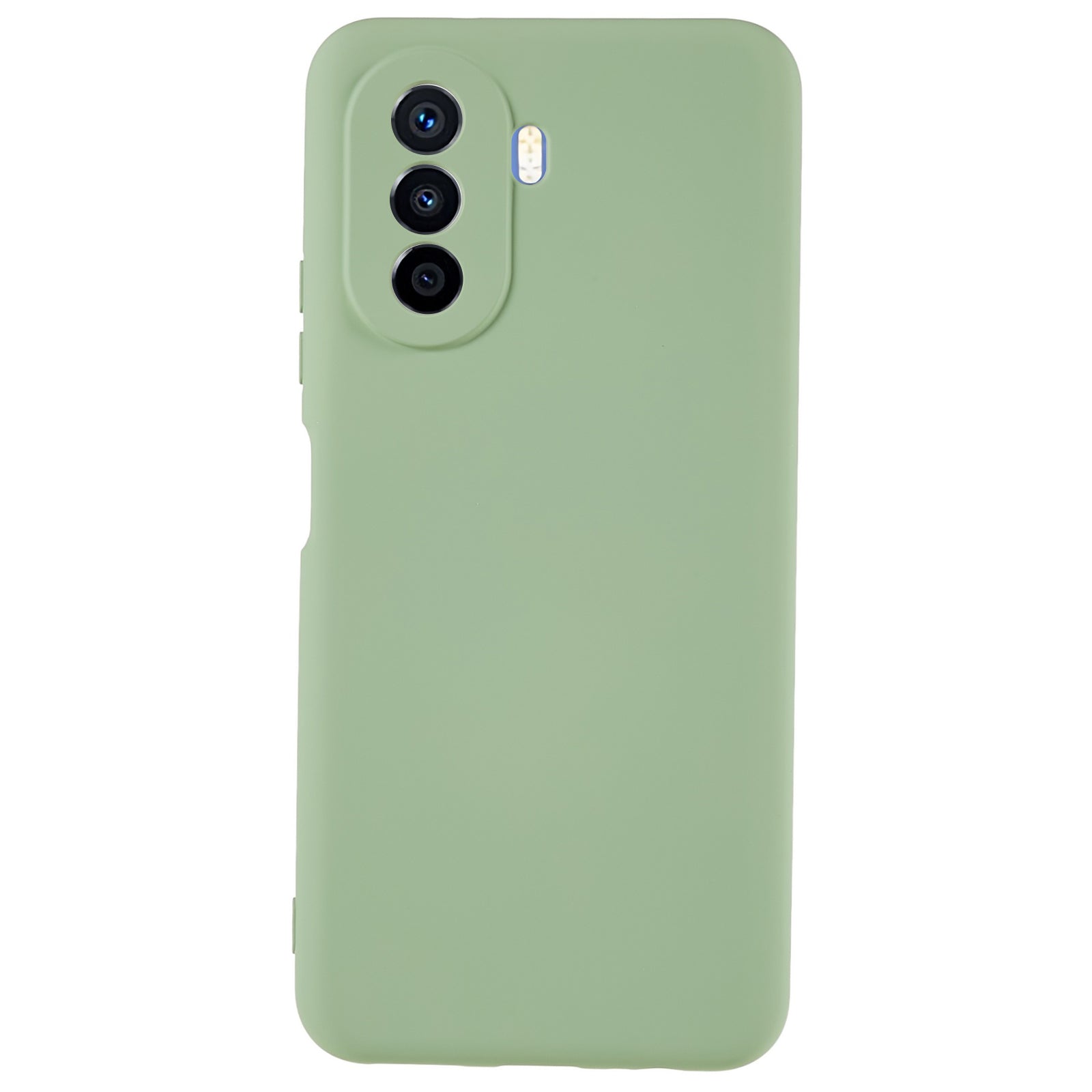 For Huawei nova Y70 4G Arc Edge Liquid Silicone Texture Case 2.0mm Thick Shockproof Soft TPU Phone Cover