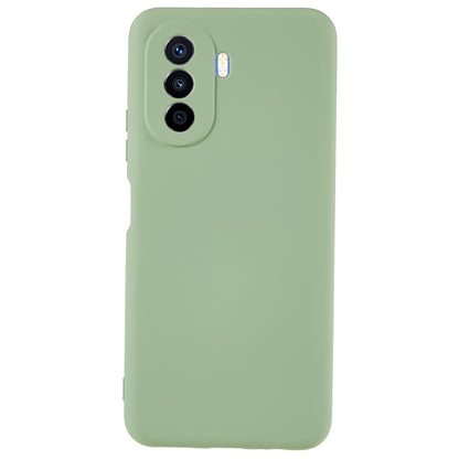 For Huawei nova Y70 4G Arc Edge Liquid Silicone Texture Case 2.0mm Thick Shockproof Soft TPU Phone Cover