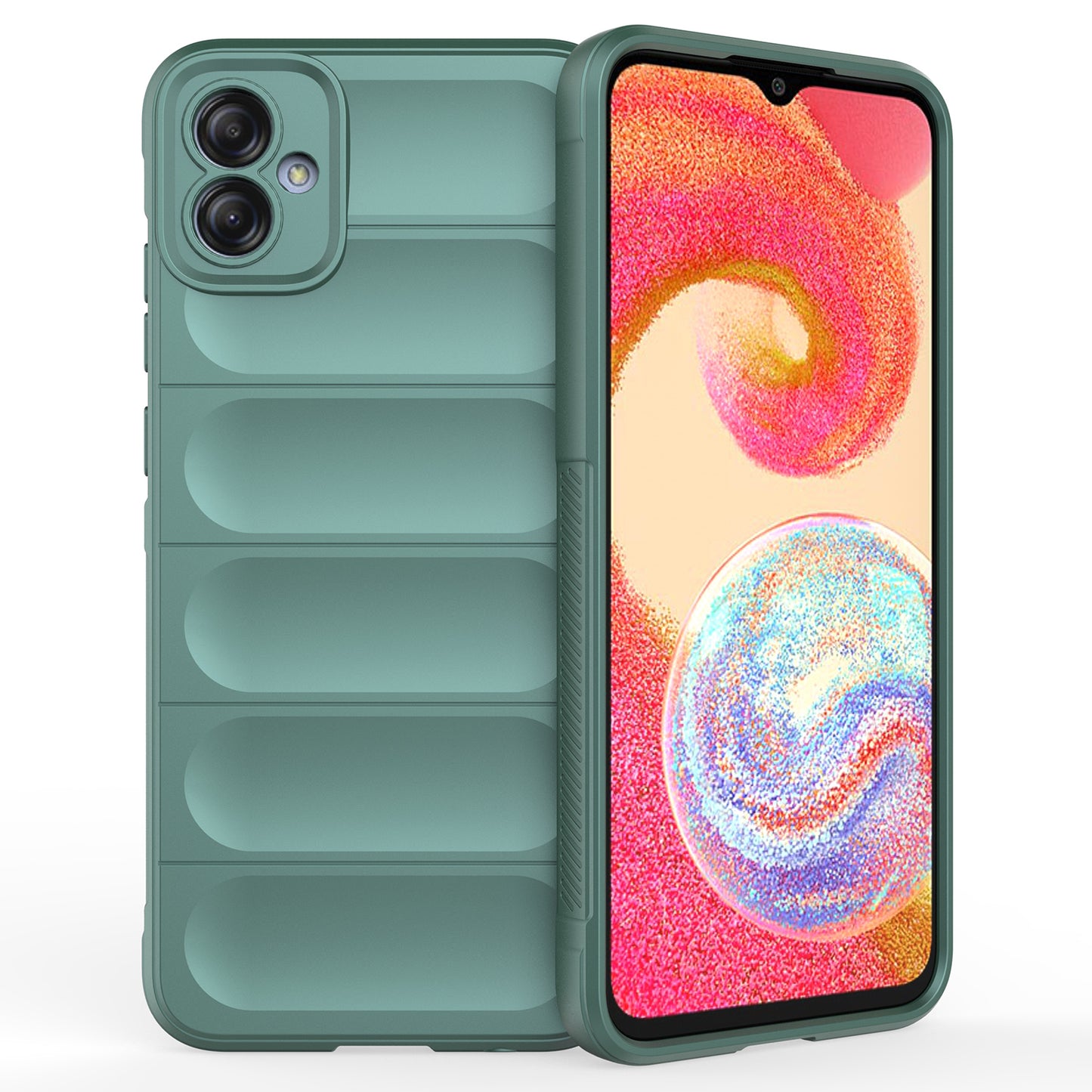 For Samsung Galaxy A04e 4G Soft Rugged Back Cover Anti-scratch Drop-proof Phone Protective Case
