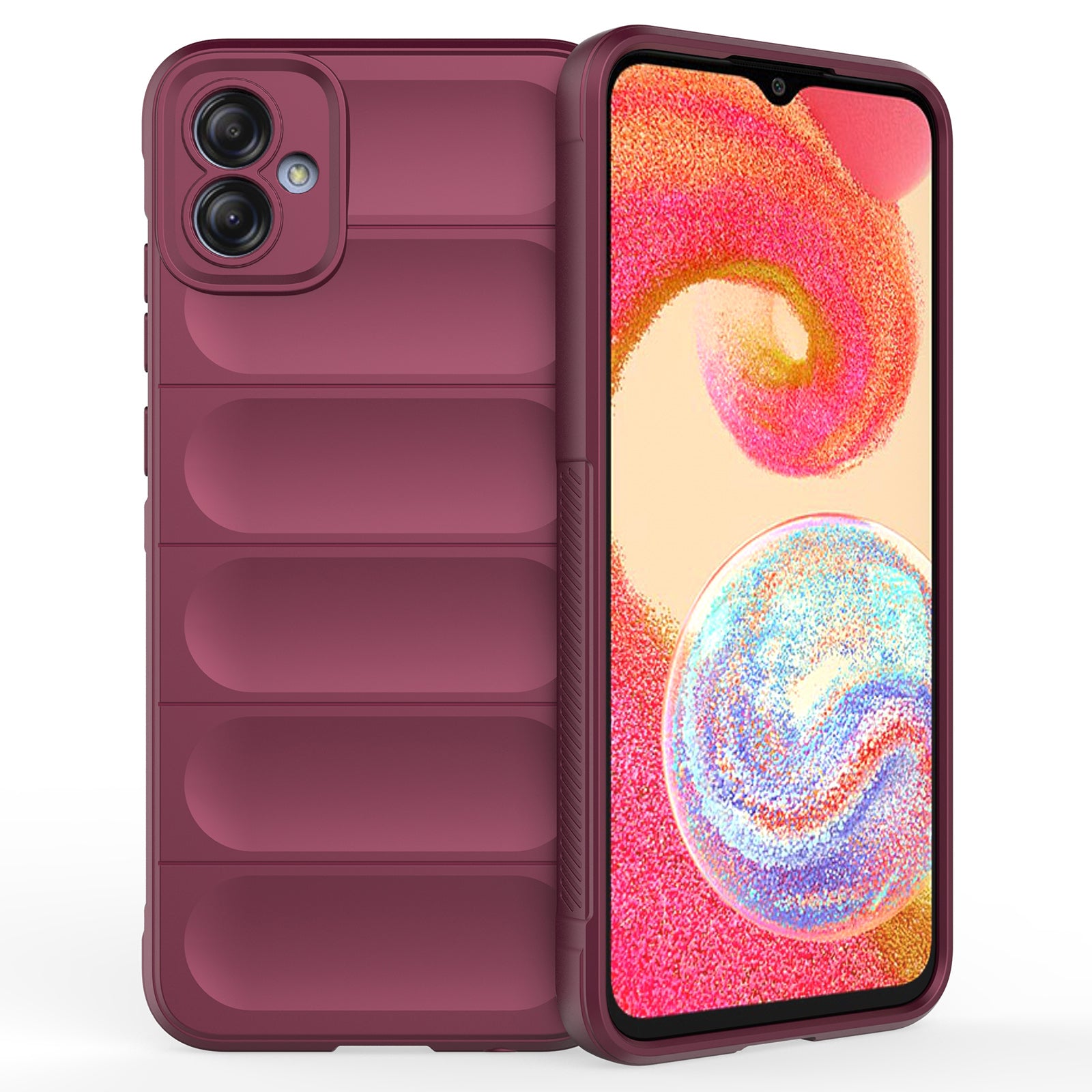 For Samsung Galaxy A04e 4G Soft Rugged Back Cover Anti-scratch Drop-proof Phone Protective Case