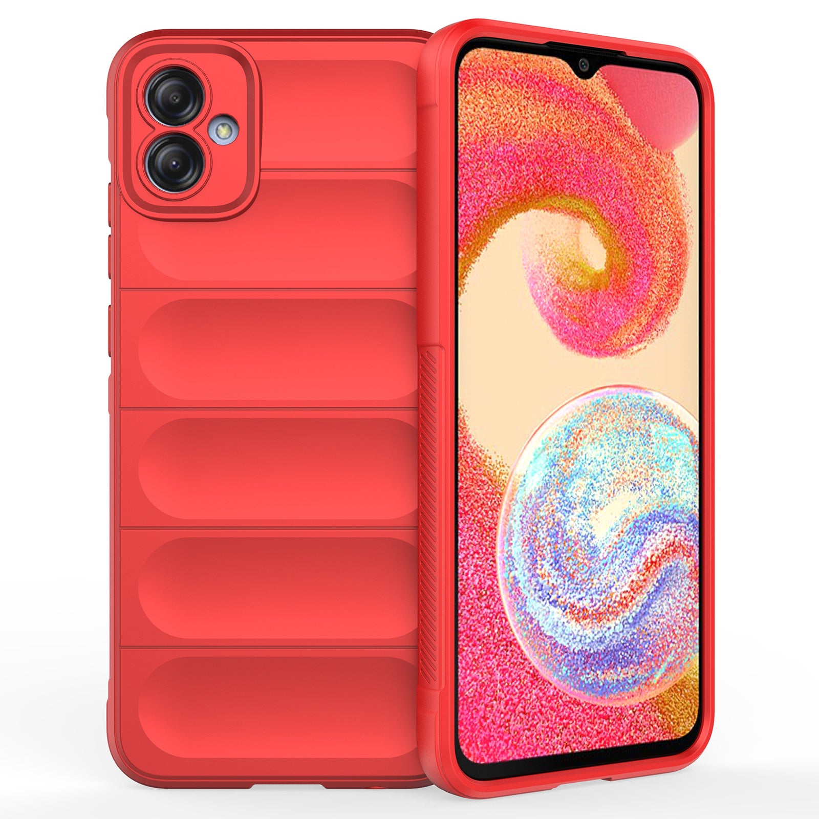 For Samsung Galaxy A04e 4G Soft Rugged Back Cover Anti-scratch Drop-proof Phone Protective Case
