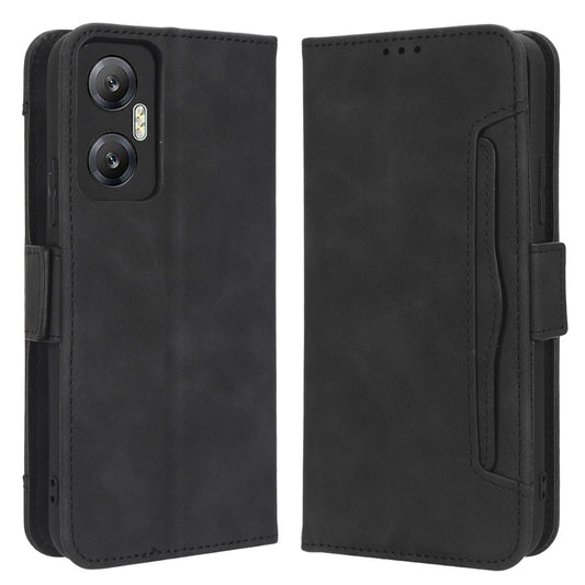 For Infinix Hot 20 5G / X666 / X666B PU Leather Wallet Phone Case Stand Magnetic Closure Flip Phone Cover with Multiple Card Slots