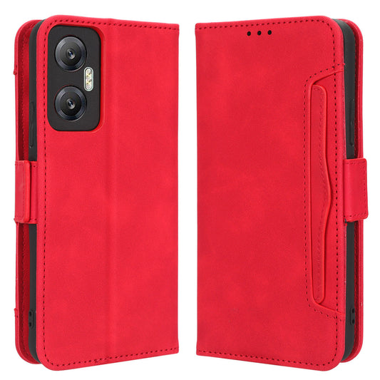 For Infinix Hot 20 5G / X666 / X666B PU Leather Wallet Phone Case Stand Magnetic Closure Flip Phone Cover with Multiple Card Slots