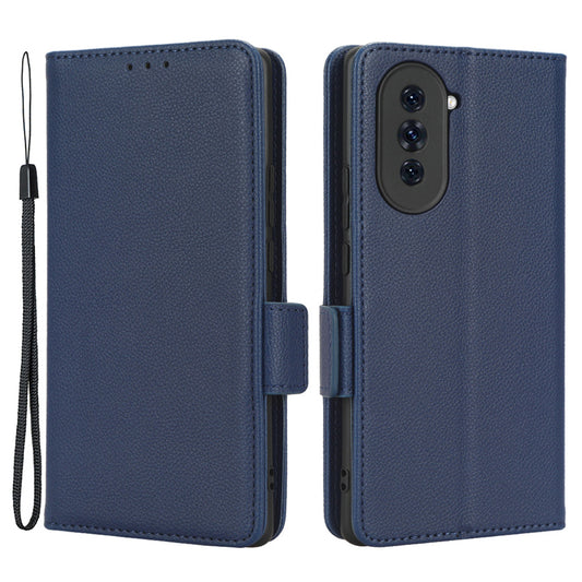 For Huawei nova 10 4G PU Leather Litchi Texture Wallet Stand Case Dual Magnetic Clasp Full Protection Phone Cover