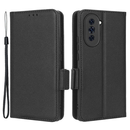 For Huawei nova 10 4G PU Leather Litchi Texture Wallet Stand Case Dual Magnetic Clasp Full Protection Phone Cover