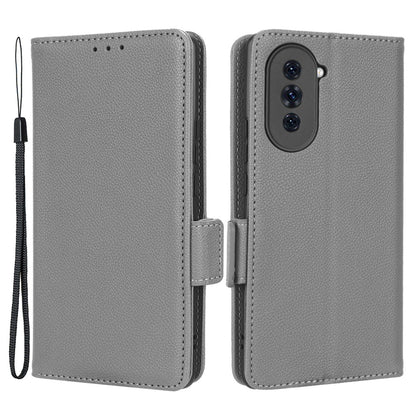 For Huawei nova 10 4G PU Leather Litchi Texture Wallet Stand Case Dual Magnetic Clasp Full Protection Phone Cover