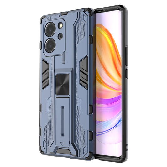 For Honor 80 SE 5G Hard PC Soft TPU Kickstand Cover Anti-drop Protective Phone Case