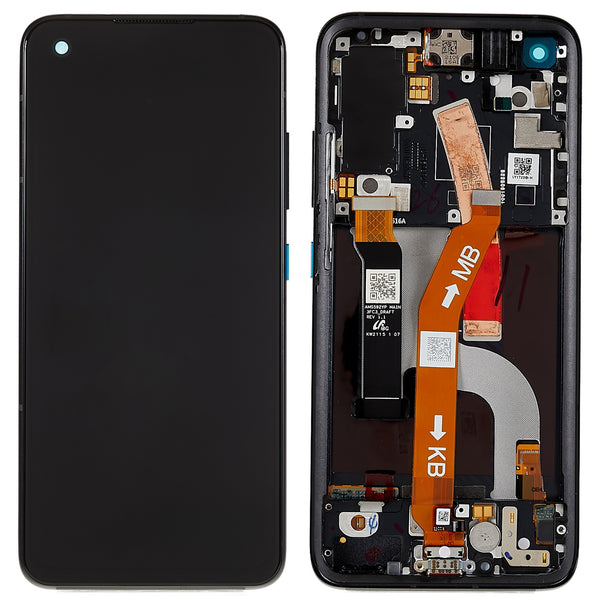 For Asus Zenfone 8 / Zenfone 8z ZS590KS OEM Grade S AMOLED Screen and Digitizer Assembly + Frame Part (without Logo)