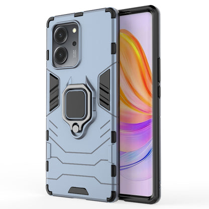 For Honor 80 SE 5G TPU+PC Anti-Scratch Back Cover Ring Holder Kickstand Shockproof Protective Phone Case