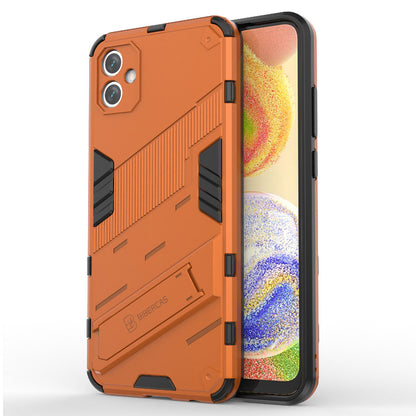 For Samsung Galaxy A04e 4G Shockproof Kickstand Case Soft TPU Hard PC Anti-fall Protective Phone Cover