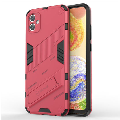 For Samsung Galaxy A04e 4G Shockproof Kickstand Case Soft TPU Hard PC Anti-fall Protective Phone Cover