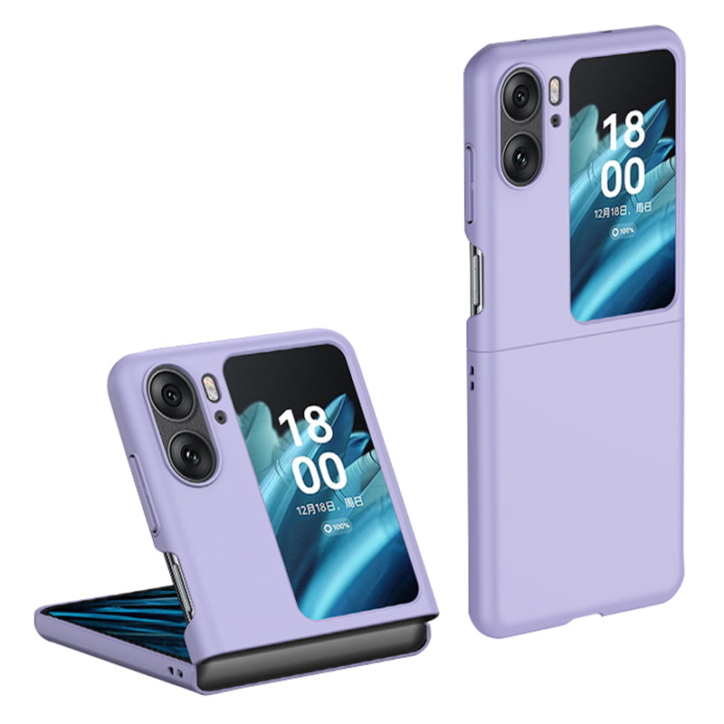For Oppo Find N2 Flip 5G Skin-touch Feeling Drop-proof Hard PC Back Case Cell Phone Cover Protector