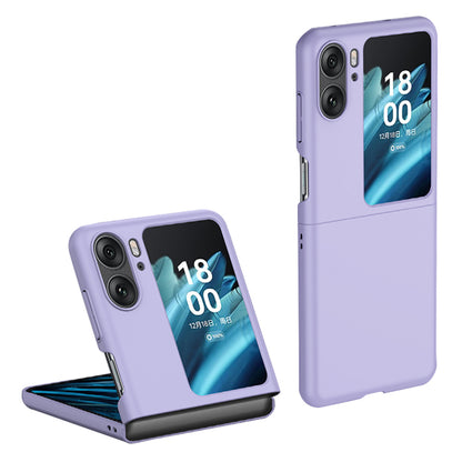 For Oppo Find N2 Flip 5G Skin-touch Feeling Drop-proof Hard PC Back Case Cell Phone Cover Protector