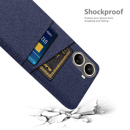 For Huawei nova 10 SE 4G Cloth Texture Dual Card Slots Protective Case Shockproof Cell Phone Cover